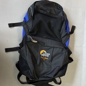 Alpine Black and Blue Adventure Backpack